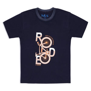 Boys Blue Cycle Tee