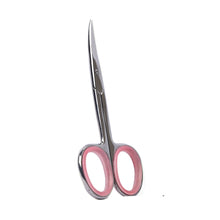 Load image into Gallery viewer, Cuticle Nail Scissor Round Pink Ring
