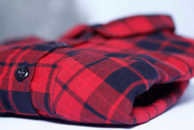 Load image into Gallery viewer, Mens flannel Red Check Shirt
