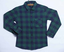Load image into Gallery viewer, Mens flannel Green Check Shirt
