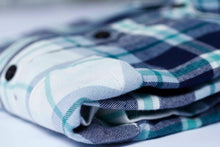 Load image into Gallery viewer, Mens flannel Skyblue Check Shirt
