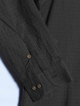 Load image into Gallery viewer, Dark green self kurta with rollup sleeves
