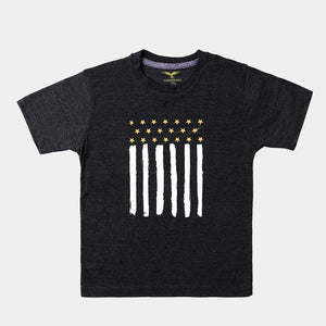 Boys Charcoal Star Tee