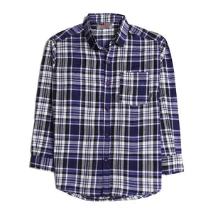 Boys Blue Check Shirt