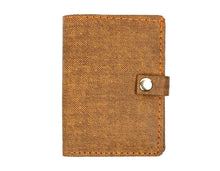 Load image into Gallery viewer, Men Business Card Holder With Button
